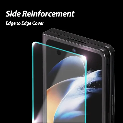 Miniatura 4 de DOME GLASS Whitestone - Protector de pantalla para Samsung Galaxy Z Fold 5 2023, protector de pantalla de vidrio templado completo con tecnología