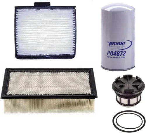 MAC Kit de filtros de repuesto para motor diésel para camiones y furgonetas Ford 1999-2003, juego de filtros de 4 piezas (combustible, aire, aceite,