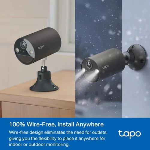 Miniatura 3 de Tapo de TP-Link Cámara de seguridad inalámbrica para exteriores, 1080P, hasta 180 días de vida de la batería, detección gratuita de personas, Negro