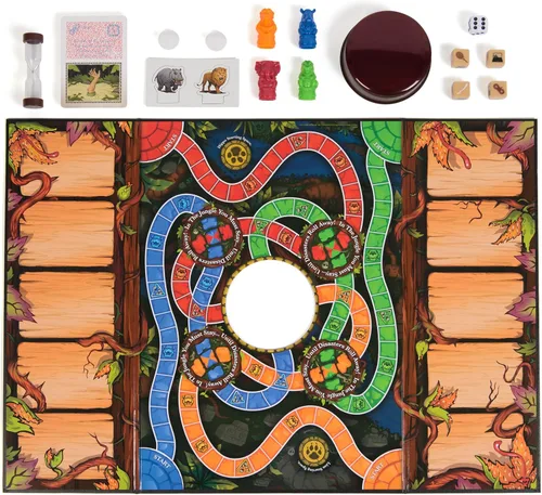 Miniatura 7 de Spin Master Games, Edición del 30º Aniversario de Jumanji, El Clásico Juego de Mesa de Aventura Familiar Basado en la Película de Acción y Comedia