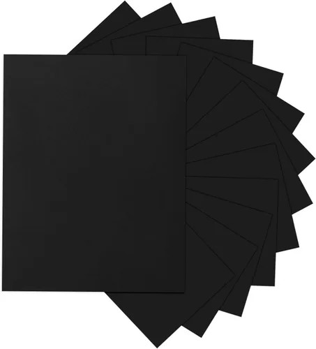 Miniatura 10 de 24 hojas de cartulina amarilla de 8.5 x 11 pulgadas, papel grueso, cartulina Goefun de 80 libras para impresora para invitaciones, menús, bodas