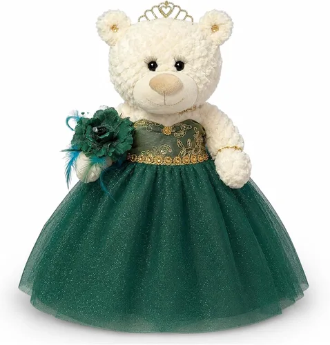 Miniatura 22 de KINNEX COLLECTIONS SINCE 1997 20" Quince Anos Quinceanera Last Doll Osito de peluche con vestido (pieza de centro) ~ ARC16831-4 (azul bebé)