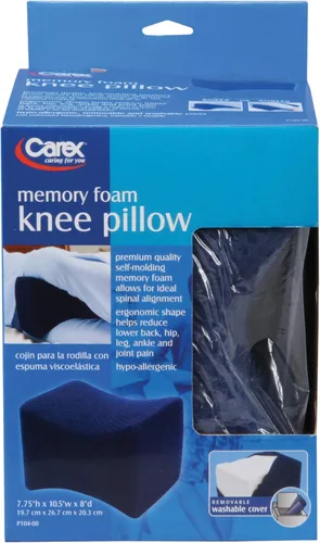 Miniatura 3 de Almohada ortopédica de rodilla para personas que duermen de lado, almohada ergonómica de espuma viscoelástica para el dolor de espalda