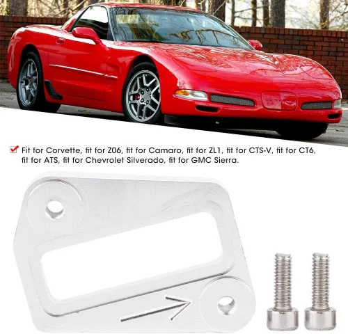 Miniatura 3 de MAF - Tapón con sensor de aire, brida de soldadura con tornillos, accesorio automático para LS3 LS7 LS9, plateado