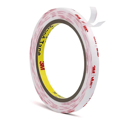 Miniatura 8 de 3M - Cinta de montaje de doble cara VHB de 1 x 15.4 pies y 0.025 pulgadas de grosor, color blanco, 4930, cinta adhesiva de espuma impermeable