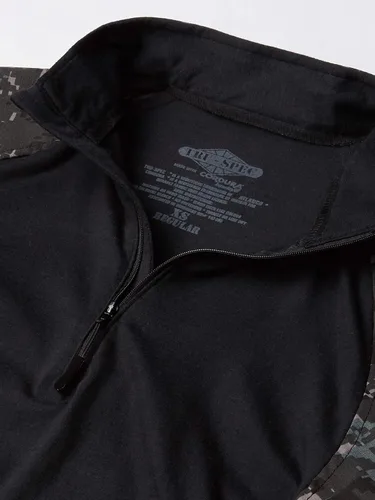 Miniatura 2 de Tru-Spec T.r.u. - Camiseta de combate para hombre Camiseta de combate con cremallera de 14.