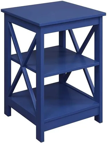 Miniatura 16 de Convenience Concepts Oxford Mesa Final de 15.75" - Mesa moderna de sala de estar con estantes de almacenamiento, mesa auxiliar de noche transicional