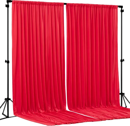 Miniatura 29 de Cortinas de Fondo Beige - Cortinas de Poliéster Sin Arrugas para Fotografía, Cortinas de Fondo para Fiestas, para Decoraciones de Baby Shower