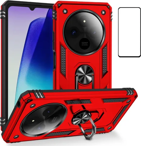 Miniatura 110 de Funda para Xiaomi redmi Note 12 Pro Plus 5G con protector de pantalla, soporte delgado protección militar a prueba de golpes Armor Defender Funda