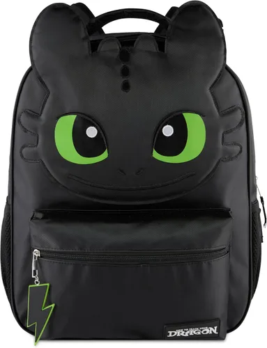 Miniatura 24 de AI ACCESSORY INNOVATIONS K-Pop Demon Hunters - Mochila de 16 pulgadas para niñas, con un Derby de cara grande con orejas 3D y bordado, dije de bolsa