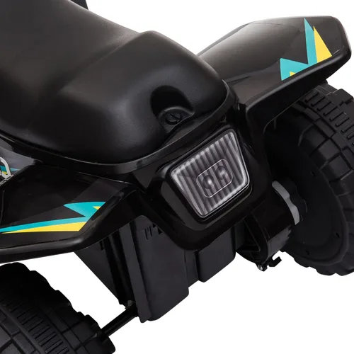 Miniatura 9 de Aosom 6V ATV para niños de 4 ruedas, vehículo con batería y motor eléctrico, cuatrimoto con cambio de marcha hacia adelante/en reversa para niños