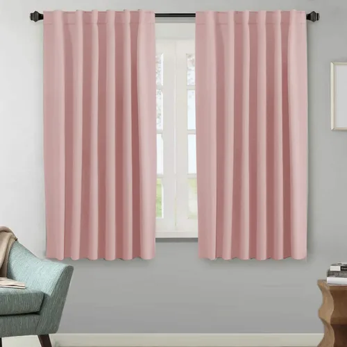 Miniatura 147 de H.VERSAILTEX Cortinas opacas con aislamiento térmico, paneles de tratamiento de ventana, cortinas opacas para oscurecer la habitación, cortinas Gris