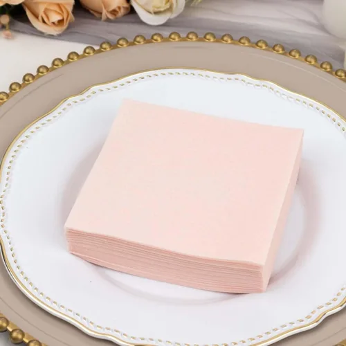 Miniatura 12 de Efavormart - Paquete de 20 servilletas de papel Airlaid suaves de lino de color burdeos, altamente absorbentes, desechables Borgoña