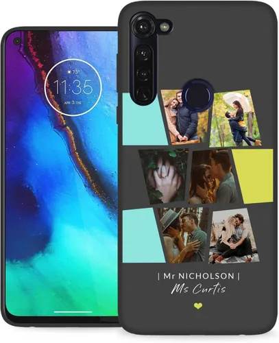 Miniatura 53 de Funda personalizada para Motorola Moto G Stylus 2020 con nombre de foto, texto y foto, GStylus personalizado -20 funda suave y fina (negro) de 6.4