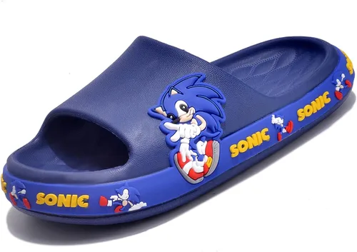 Miniatura 2 de Hzucikan Pantuflas para niños, bonitas pantuflas antideslizantes, cómodas y ligeras, adecuadas para interiores y exteriores, playa, piscina, duchas