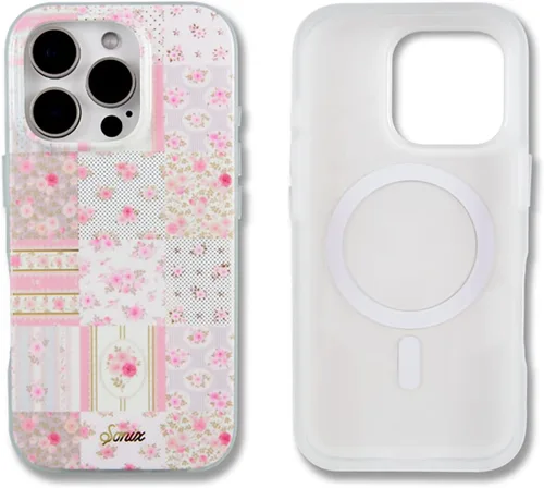 Miniatura 208 de Sonix x Sanrio - Funda para iPhone 15 Pro, compatible con MagSafe, probada en caídas de 10 pies, adivinador Kuromi