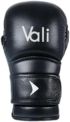 Miniatura 2 de Vali Lancer Leather Hybrid MMA Sparring Gloves 7oz