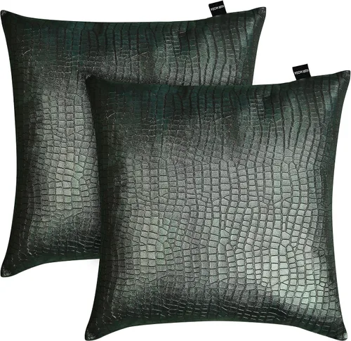Miniatura 133 de Funda de almohada de piel de cordero – Funda de cojín decorativa para sofá – Fundas para sala de estar y dormitorio, 22 x 22 pulgadas – Paquete de 2