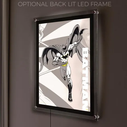 Miniatura 7 de MIGHTYPRINT DC Comics – Liga de la Justicia – Batman legendario 2 – Cinturón Batarang – Arte de pared duradero de 17 x 24 pulgadas – No hecho