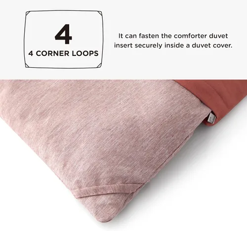 Miniatura 125 de Bedsure Juego de edredón Twin/Twin XL, ropa de cama suave beige para todas las estaciones, juego de cama teñido catiónico, 2 piezas, 1 edredón