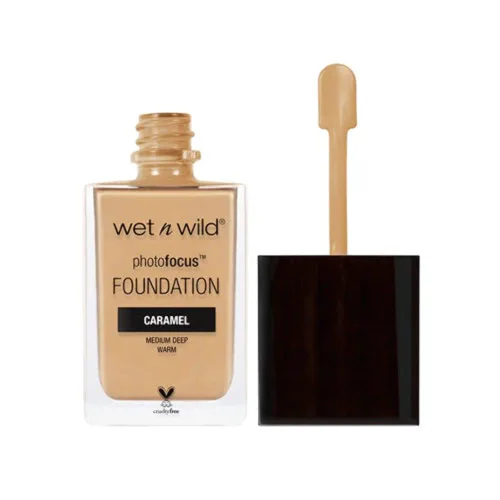 Miniatura 3 de wet n wild - Base líquida Photo Focus con acabado mate Buff Bisque, vegana y libre de crueldad animal
