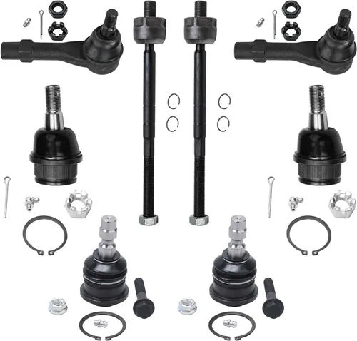 Miniatura 42 de Detroit Axle – Kit de suspensión delantera para Hyundai 2013-2018 Santa Fe 2 enlaces de barra de estabilizador 4 varillas de amarre interiores