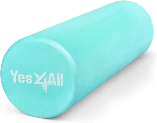 Miniatura 14 de Yes4All Rodillo de espuma EVA firme para la espalda - Rodillo redondo para la espalda para ejercicio, yoga y pilates 12/18/24/36 pulgadas A. Azul