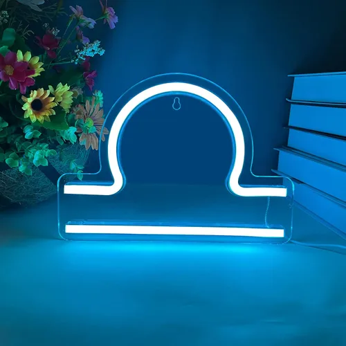 Miniatura 10 de El Letrero de Neón del Horóscopo del Zodiaco, Aries, Letreros de Neón LED para Decoración de Pared, Luces de Neón del Zodíaco Astrológico Hermosas