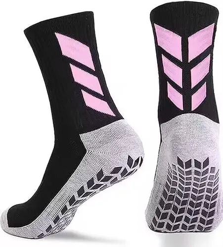 Miniatura 5 de MENDENG Calcetines antideslizantes de fútbol para hombre, calcetines de hospital antideslizantes para entrenamiento, calcetines atléticos