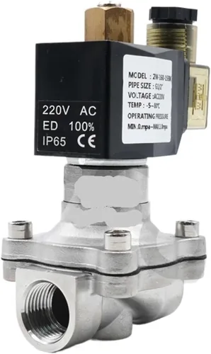 Miniatura 2 de Normally Open,stainless Steel,solenoid Valve,water Valve,air Valve, 380V 220VAC 12V 24VDC,G1/4" G3/8" G1/2" G3/4" G1" G1 1/4" G2(1",DC12V_NBR 80