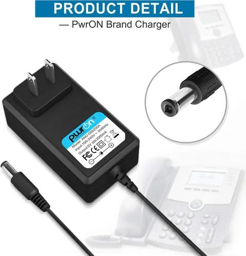 Miniatura 2 de Adaptador de fuente de alimentación de 5 V para teléfonos IP Cisco SPA500, 501G, 508G, CP500, SPA900, SPA504G, SPA303, SPA922, SPA942 y SPA962
