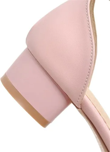 Miniatura 5 de Sandalias para niñas, zapatos de vestir Mary Jane, zapatos de tacón bajo, tacón bajo, fiesta de flores, escuela secundaria, baile de graduación