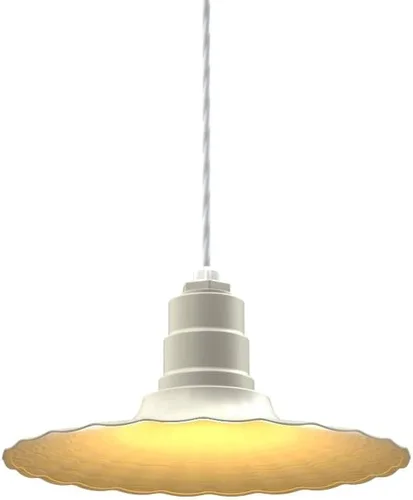 Miniatura 57 de Steel Lighting Co. Colgante Eagle Rock Lámpara montada en el techo Onda radial de 16 pulgadas vástago de 12 pulgadas Acero resistente
