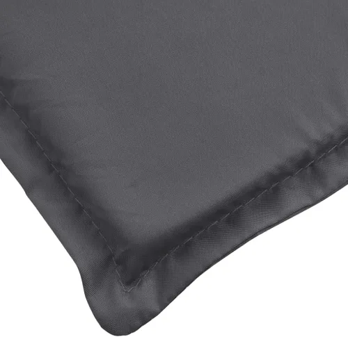 Miniatura 8 de Cojín para tumbona antracita de 73.2 x 22.8 x 1.2 pulgadas, cojines de tela Oxford para Sillas de Comedor para sillas de patio al aire libre