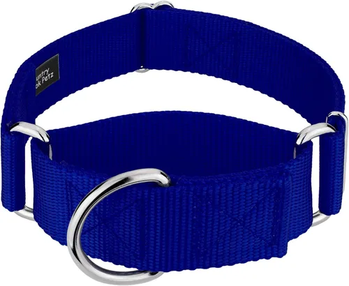 Miniatura 28 de Country Brook Petz - Collar para perro de nailon resistente Martingale de 15 colores (extra grande, 1 1/2 pulgadas de ancho, azul océano)