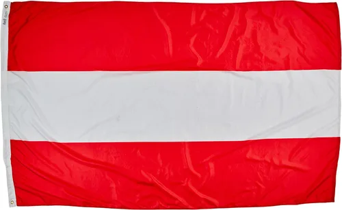 Miniatura 5 de Annin Flagmakers Bandera de Austria fabricada en Estados Unidos según las especificaciones oficiales de diseño de las Naciones Unidas, 3 x 5 pies
