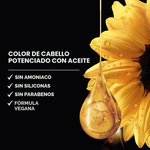 Miniatura 4 de Garnier Olia Tinte para el cabello permanente rico en aceite de color brillante sin amoníaco, 5.0 marrón medio (paquete de 2) tinte para el cabello