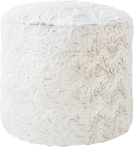 Miniatura 22 de Sorra Home Sutherland Dove Puf redondo para interiores, 20 pulgadas de ancho x 20 pulgadas de profundidad x 18 pulgadas de alto Paloma