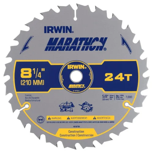 Miniatura 12 de IRWIN Tools Marathon WeldTec Hoja de sierra circular, 5-3/8 pulgadas, 18 dientes (4935203)