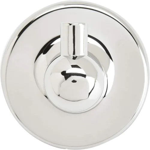 Miniatura 8 de Amerock Gancho para bata de níquel cepillado montado en la pared, soporte para toallas, gancho de una sola punta, gancho para toallas, accesorios
