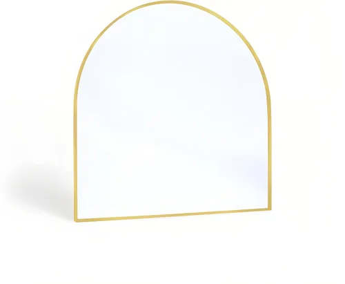 Miniatura 45 de Espejo de montaje en pared para baño, espejo rectangular de tocador rectangular con marco de metal negro cepillado (16 x 20 pulgadas, negro)