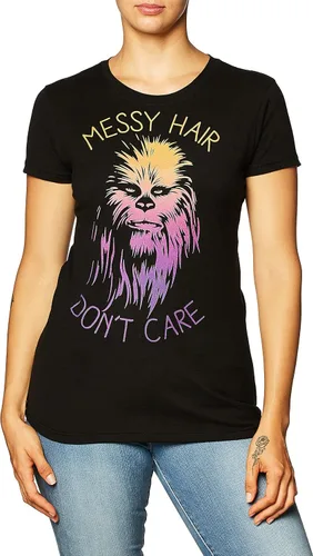 Miniatura 3 de STAR WARS Women's Messy Hairs Graphic Tee