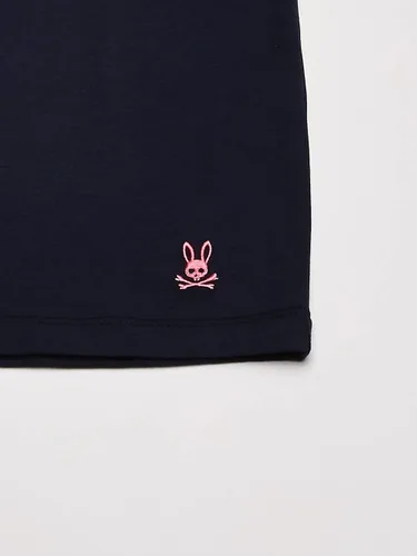 Miniatura 4 de Psycho Bunny Paquete de 2 camisetas elásticas de algodón con cuello en V
