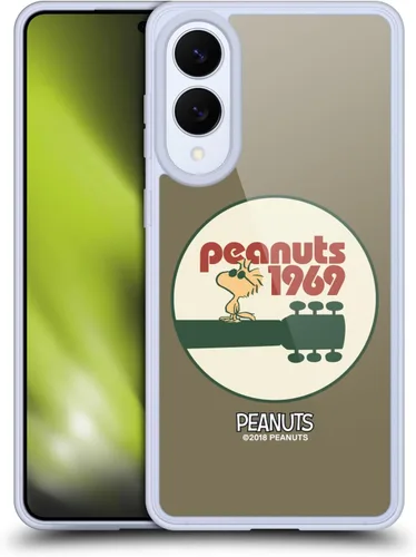 Miniatura 22 de Head Case Designs Funda de gel Woodstock 50th con licencia oficial de Peanuts Snoopy Guitar 1969 [protección de grado militar] compatible