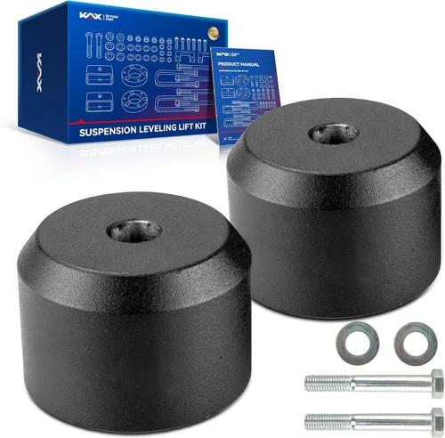 Miniatura 17 de KAX Kit de nivelación trasero de 1-2" Compatible con Jeep Cherokee 1984-2001 2WD/4WD Grilletes de bajada trasera de acero de alta resistencia