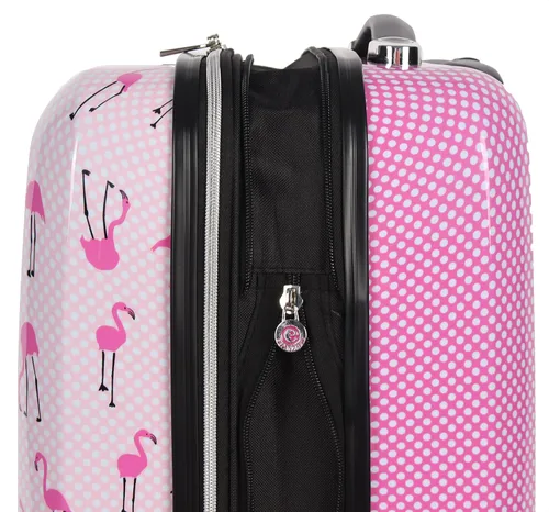 Miniatura 5 de Betsey Johnson Colección de equipaje a cuadros de 30.0in, extensible resistente a los arañazos (ABS + PC) maleta rígida Bolsa ligera de diseño