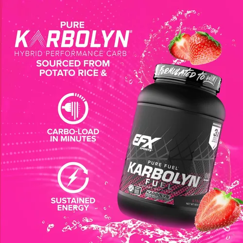 Miniatura 4 de EFX Sports Karbolyn Fuel Polvo de Carbohidratos de Absorción Rápida Carga de Carbohidratos, Energía Sostenida, Recuperación Rápida Sin