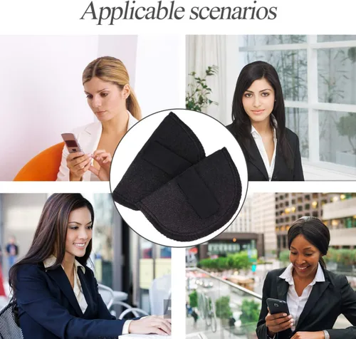Miniatura 7 de Almohadillas de hombro de espuma, almohadillas de hombro para coser, cubiertas suaves, reforzador de hombros para blazer, blusas, camisetas, ropa