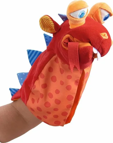 Miniatura 5 de HABA Marioneta de mano – Eat it Up Croco juguete interactivo para espectáculos de marionetas con bolsa de vientre para contar historias, actividades