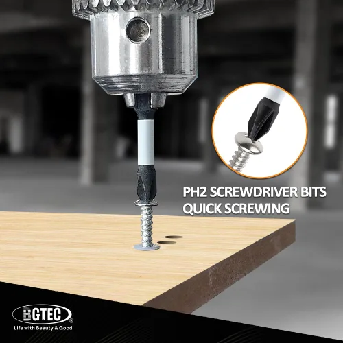Miniatura 5 de BGTEC Juego de brocas de diamante 6 piezas - 5 mm*2+6 mm*2+8 mm con punta de destornillador PH2 para azulejos de porcelana, mármol, granito